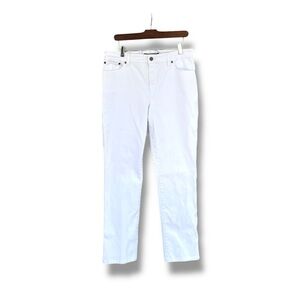 Lauren Ralph Lauren White Modern Straight Curvy Women’s Jeans Size 12 Pants